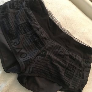RARE lululemon 🍋 speed shorts size 6 worn once!